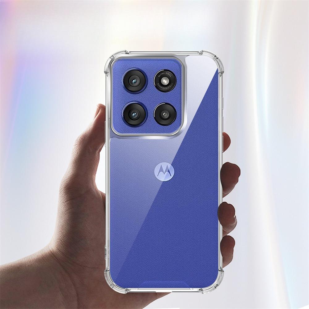 Anti-Vergilbung Klare Hülle für Motorola MOTO Edge 30 Neo 40 Pro 50 Fusion 60 Stylus G52 G56 G14 G34 G86 Stoßfeste Abdeckung Hülle