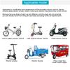 Universal Voltage Electric Bicycle Handlebar Twist Accelerator E-Bike Throttle Grip Scooter Handle Replacement Parts Accessories