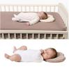 Luxurious Baby Pillow Toddler Sleep Positioner Anti Roll Cushion Flat Head Protection