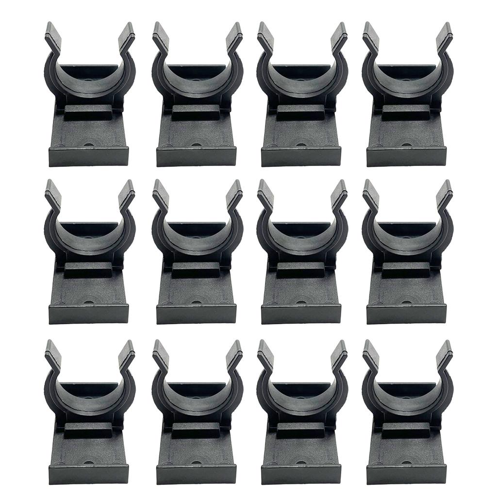 12Pieces Kitchen Plinths Clip Sturdy Plastic Kickboard Brackets for 32 42mm Cabinet Feet Without Screws Daily Use