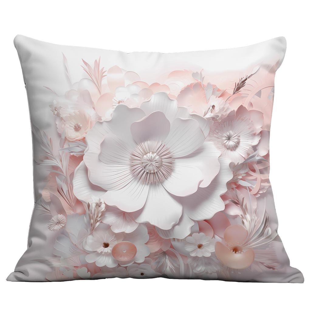 New Retro Imitation Three-dimensional Flower and Bird Pillowcase Home Living Room Sofa Cushion Pillowcase Decoration
