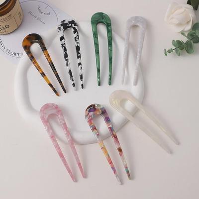 Forcina coreana a U in acido acetico - Elegante stile retrò per donne