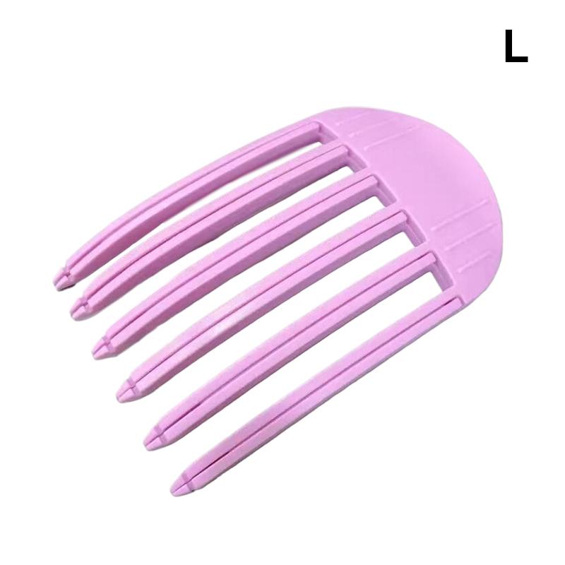 

Уход за волосами, корни, натуральная пушистая заколка для волос, без нагрева, пластиковая бигуди для волос, скручивание, инструменты для укладки своими руками, гребень с 3/6 зубцами, инструмент для придания пушистости L