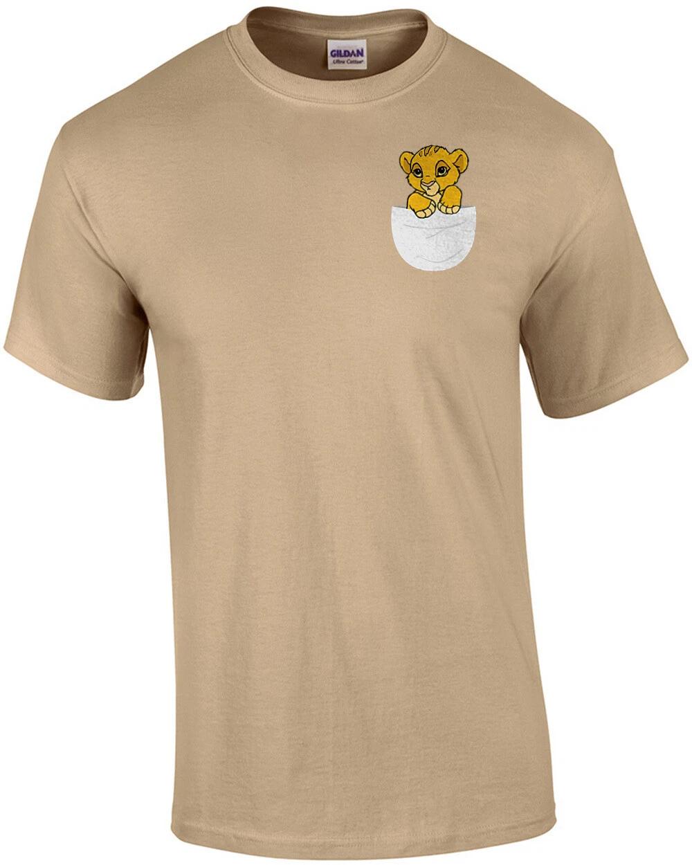 

Simba in pocket - Lion King - 90 s T-Shirt XL