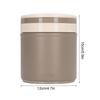 Insulated Food Jar 304 Stainless Steel Japanese   Round Shape Vacuum Lunch Food Container for   Worker 1.2L