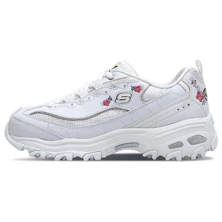 

Skechers DLITES 1.0 Women s Low-Top Chunky Sneakers Mesh Synthetic Leather Casual Shoes 11977 36