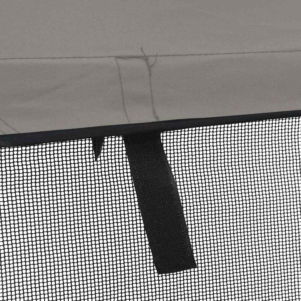 3 Bow Bimini Top with Mesh Side Panels 183 x (185 198) x 137 cm