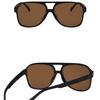 New Fashionable and Personalized Women's Sunglasses Classic Retro Double Beam Glasses Beach Photo Travel Driving Sunglasses