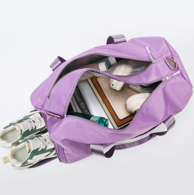 Dry Wet Separation Large Capacity Waterproof Fitness Bag, Hand-held Diagonal Swimming Training Bag, Student Luggage Storage Travel Bag