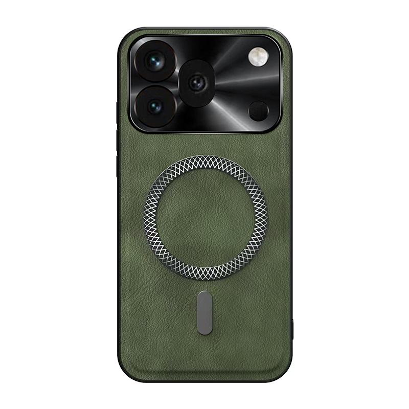 For Honor 600 400 300 200 Pro 300Ultra High End Leather Metal Magnetic Ring Phone Case
