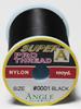 Angle Super A Pro Thread Nylon/D Size #0001/BLACK Rod Winding