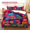 1PC Horse Bedding Quilt Set Quilt Cover Pillowcase Home Decoration Birthday Gift (1 * duvet cover + 2 * pillowcase, without core)
