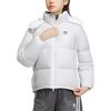 Adidas Originals Removable Hood Comfortable Casual Versatile Down Jacket Women Jacket White JD3783
