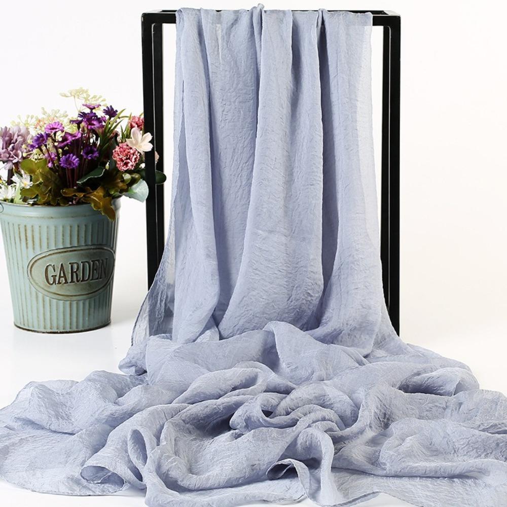 Anti-UV Women Shawl Chiffon Fabric Long Wrap Shawl New Headscarf Gift