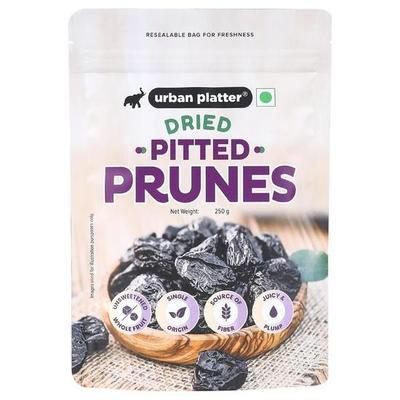 Urban Platter Entsteinte kalifornische Pflaumen, 250g [Getrocknete Pflaumen | Ballaststoffquelle | Ohne Zuckerzusatz]
