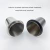 Stainless Steel Coffee Portafilter Receiving Dosing Cup 51/53/58mm Cups Reusable Powder Feeder Kitchen Gadgets