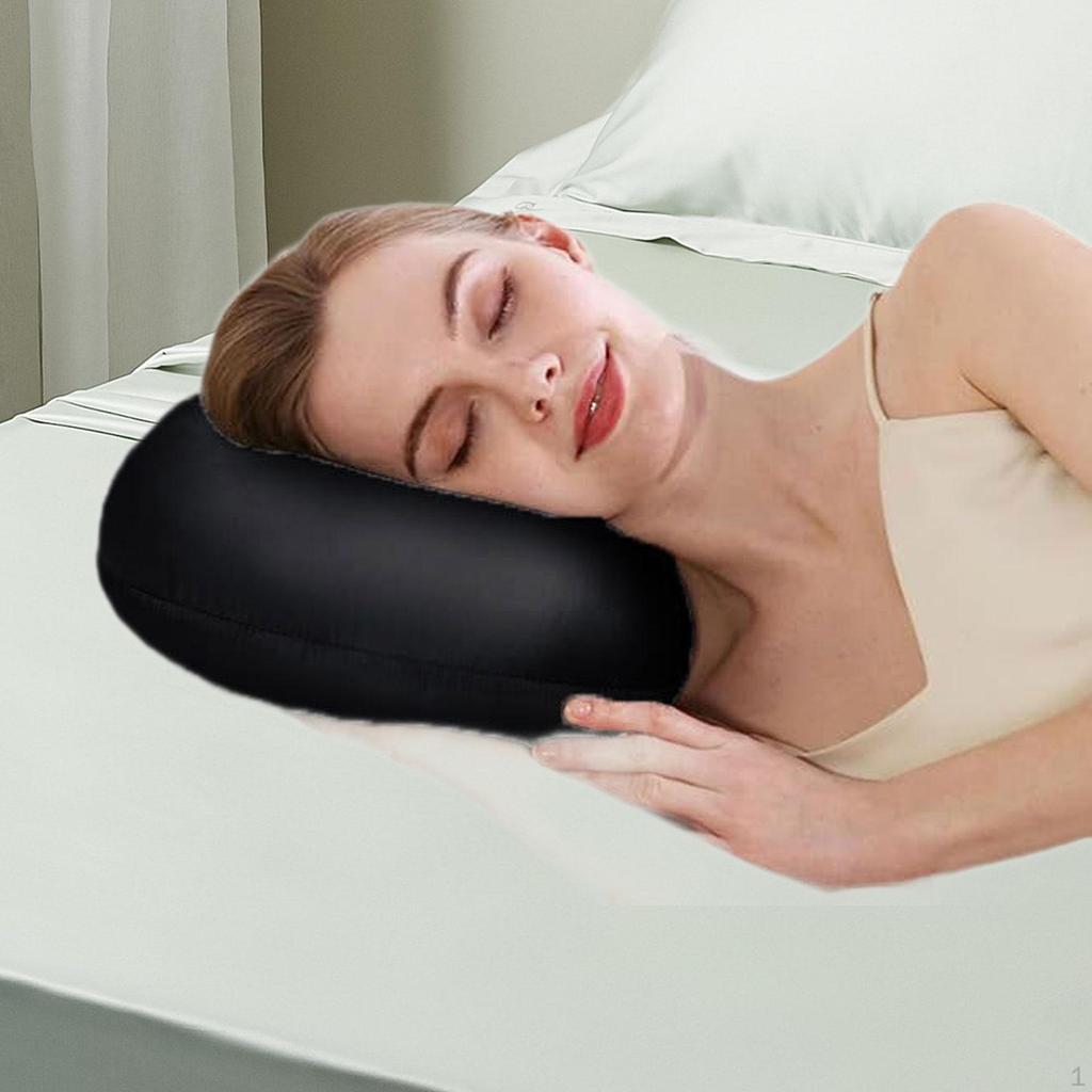 Ear Piercing Pillow Side Sleepers Head Neck Support Breathable wearing Headphones Earrings