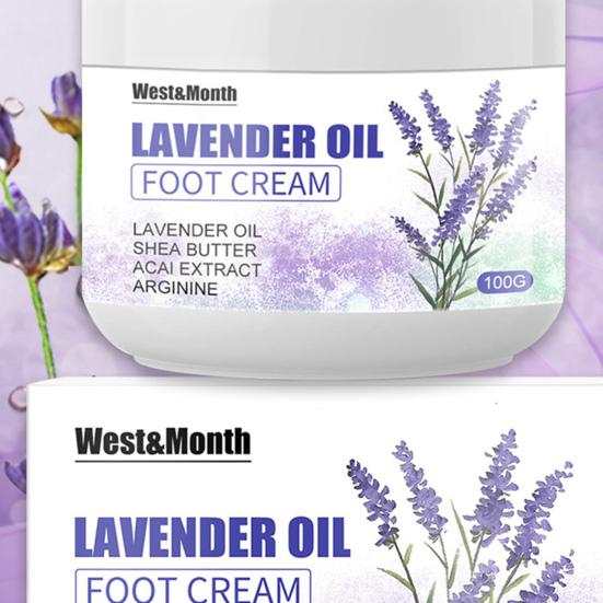 100g Pedicure Gel Easy To Use Nourishing Plant Extracts Lavender Oil Foot Cream for Beauty