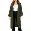 Fashionable Women's Long Knitted Sweater Cross-border  Winter Knitted Jacket
