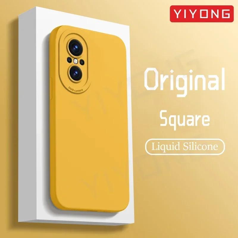 

Nova9 SE Case YIYONG Original Soft Liquid Silicone Cover For Huawei Nova 9 SE 9SE 10 Pro Nova9SE Nova10 Shockproof Phone Cases