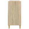 Record Player Stand Sonoma Oak 82 X 39.5 X 82.5 Cm