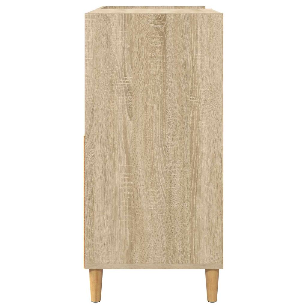 Record Player Stand Sonoma Oak 82 X 39.5 X 82.5 Cm