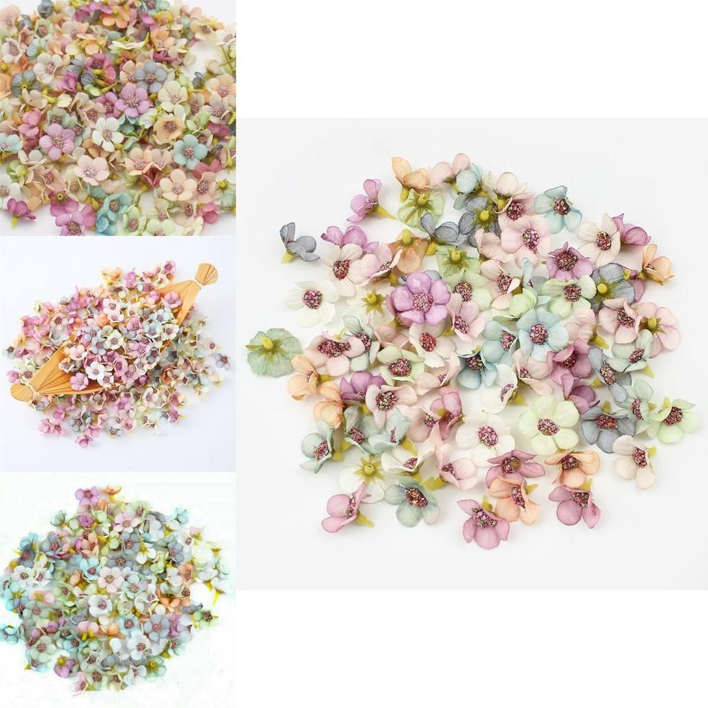 Mini Silke Tusensköna Blomhuvuden För Hem Bröllop Hantverk Festdekorationer Specialtecken Inkluderade