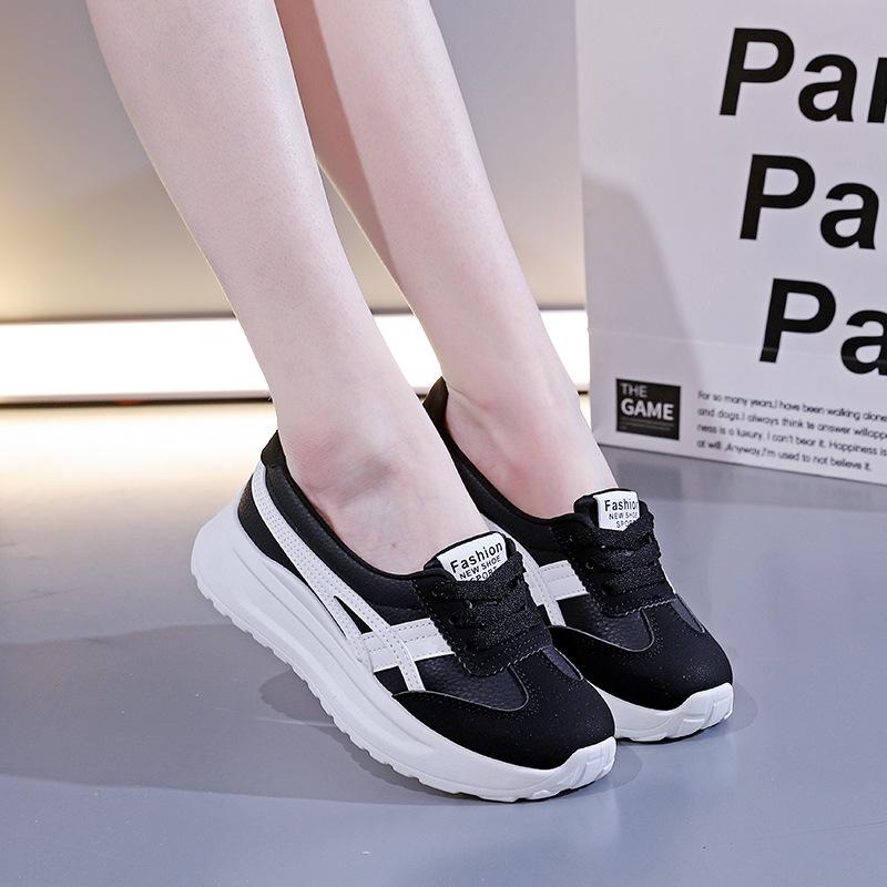 Forrest Gump Shoes Platform Sneakers Women's 2025 Spring and Autumn New Fashion Little White Shoes Versatile Shoes Female Student RL-K01