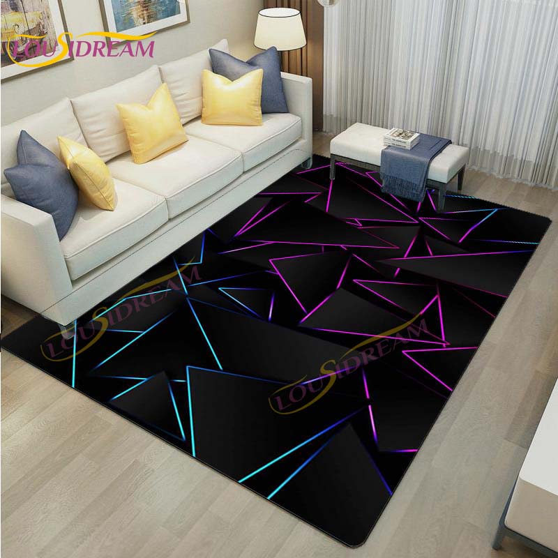 3D Vortex Illusion Rug Abstract Rug Modern Carpets for Living Room Area Rug Non Slip Floor Rug Teen's Rug Game Room Rug Play Mat