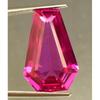 Natural Pink Sapphire Faceted 19 Ct Ceylon Fancy Cut Certified Loose Gemstone