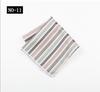 Pocket Towel Men'S Business Stripe Green Brown High-End Wedding Ceremony Handkerchief Small Square Towel
