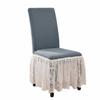 Stretchable Elastic Chair Cover Thickened Full Wrap Stool Cover Chair Cover with Skirt  Home Use