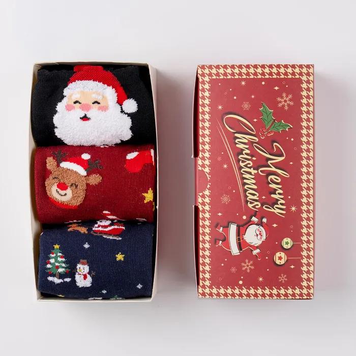 [3-Pack] Sacpiens Christmas Stocking Gift Set