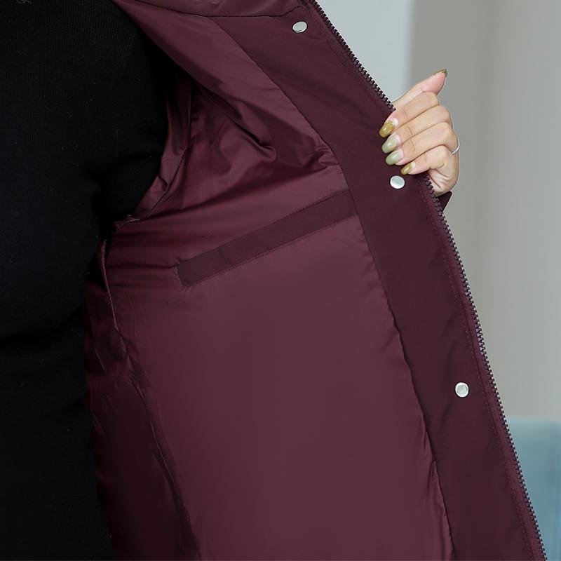 Middle Age Women's Down Coats Winter Vintage Parkas Plus Size Elegant Loose Thick Warm Puffer Jackets Woman Outerwears