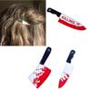 10 Pcs Mini Blood Knife Charm Acrylic Halloween Fake Knife Pendant Decoration for Necklace Earrings Jewelry Making