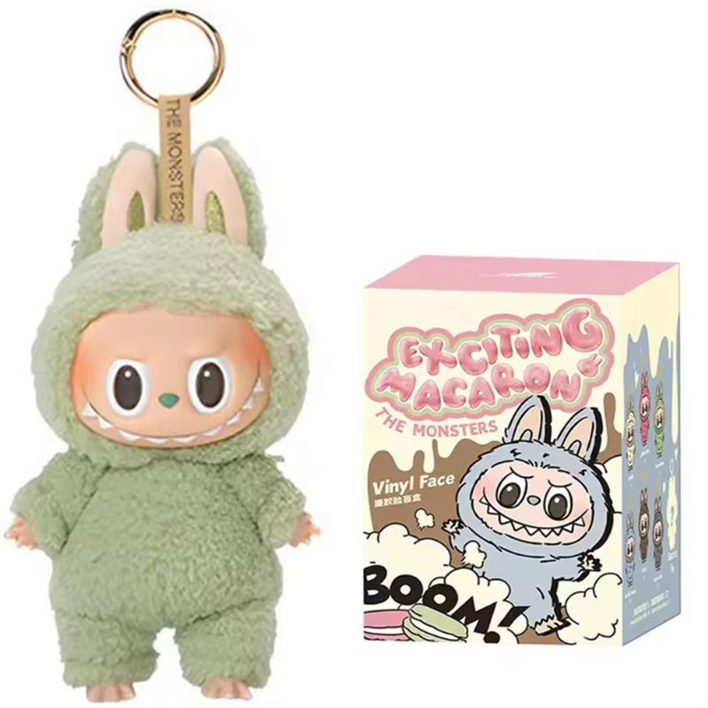 1:1 kvalitní kawaii monstrum labubu blinds box Series PVC labubu macaron přívěsek panenka monstrum klíčenka narozeninový svátek dětský dárek