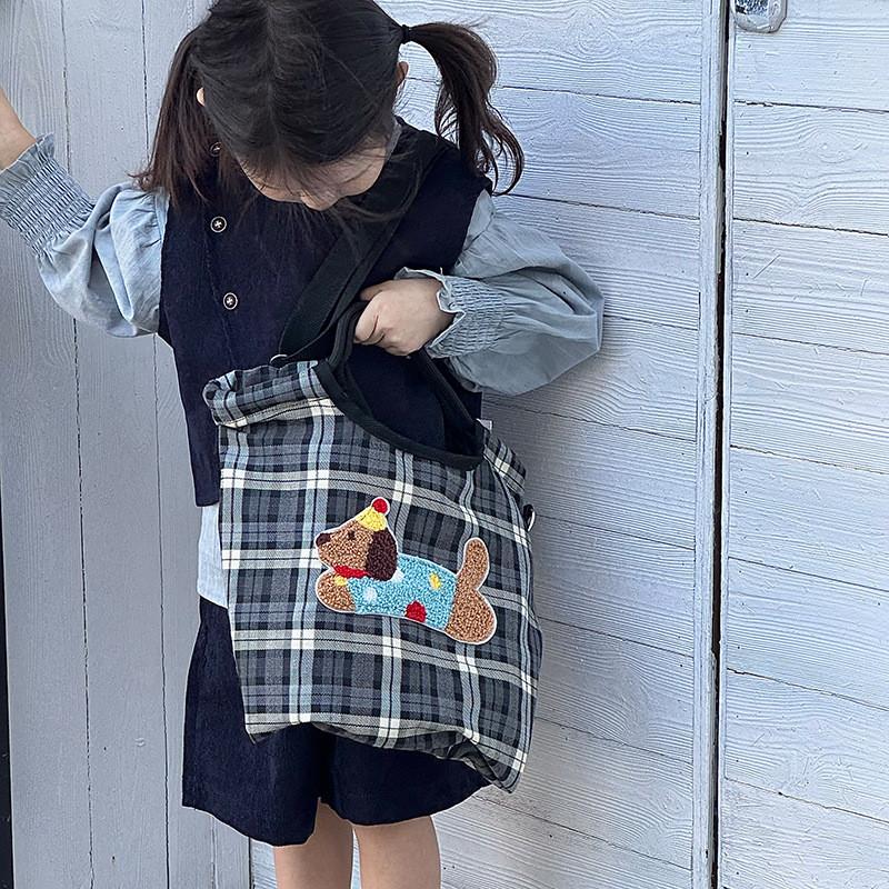 Adorable Cartoon Dog Children's Backpack Stylish Large Capacity Shoulder Bag For Kids