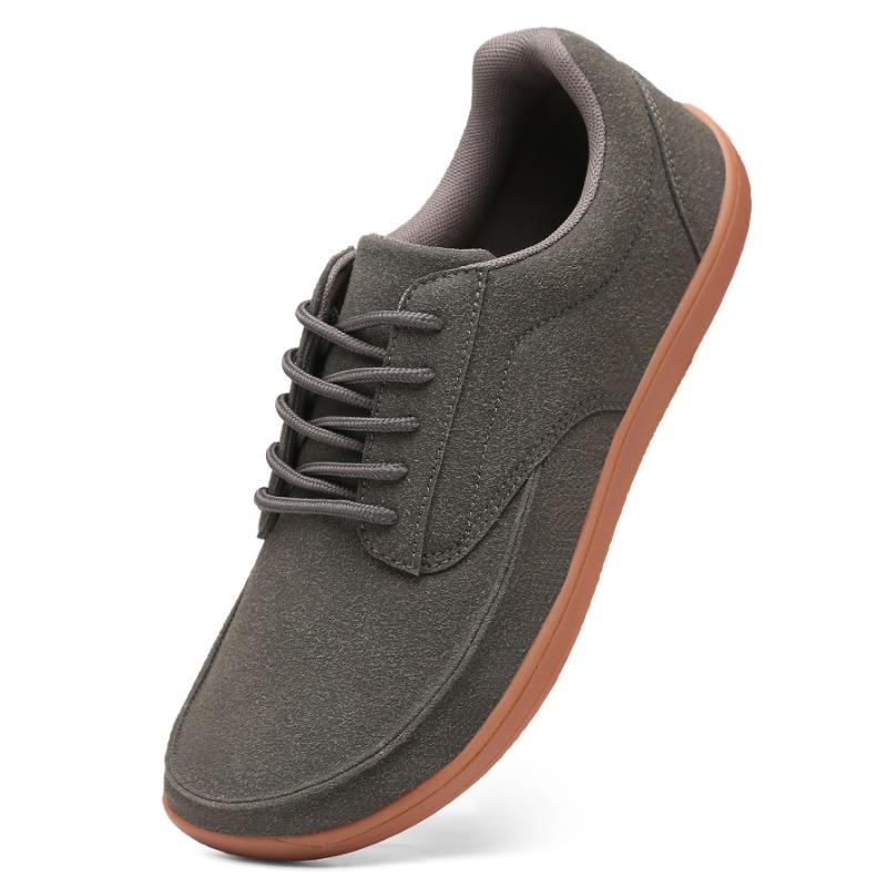 

Мужская обувь Damyuan, повседневные спортивные мокасины, модные мужские кожаные кроссовки на шнуровке, удобные ленивые туфли 46 темно-серого