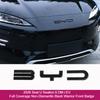 For BYD Seal U Sealion 6 DM-i EV Song PLUS Car Black Front Badge Sticker Black Rear Emblem Black Warrior Car Modification Logo