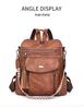 2025 Retro Style Spring Women's PU Backpack: Trendy & Multifunctional Design