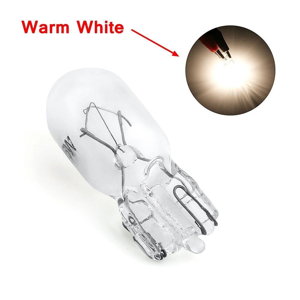 10pcs/set 12V 5W Halogen Bulbs Width Lamp Signal Light License Plate Lights