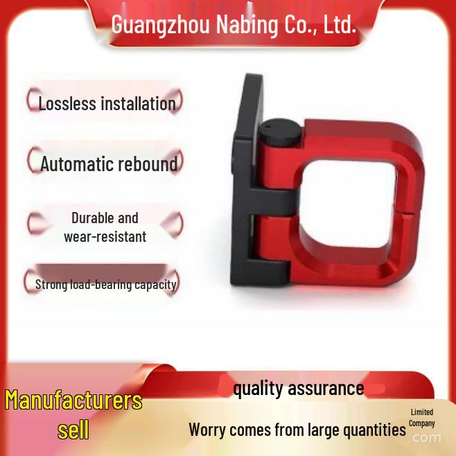 Compatible Suzuki Youyou UU & Little Dolphin UY125T/UE125 Folding Hook Auto-Rebound Front Storage Box. Red