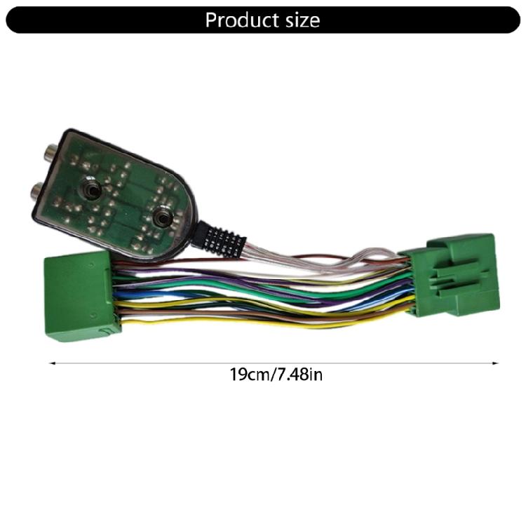 Car Radio Systems Added Amp Adapter Harness High Levels Speakers Signal To Low Levels Adapter Subwoofer Converter