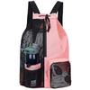Neue Schwimmtasche Netz-Rucksack mit Kordelzug Gürtel Nassbeutel Strandrucksack Fitnessstudio und Trainingsausrüstung
