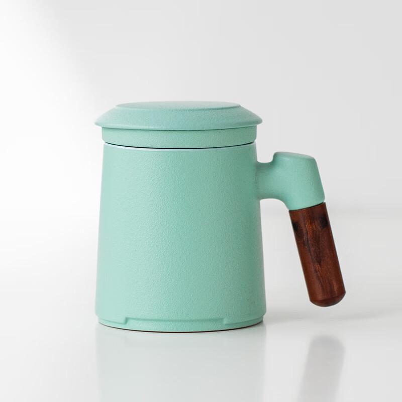 Chaxun Wood Whisper II Ceramic Teacup with Crystal Filter