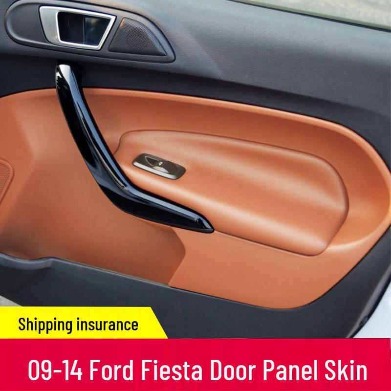 Ford Fiesta (09-14) Leather Door Panel & Armrest Cover for Interior Upgrade