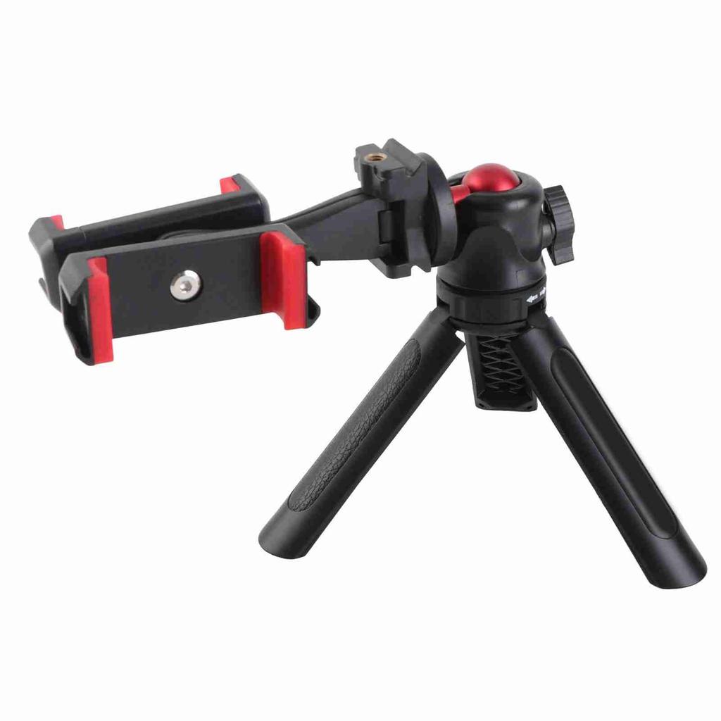 Manbily Double Position Bracket Holder for Mobile Phones Stand Support Tripod for Video