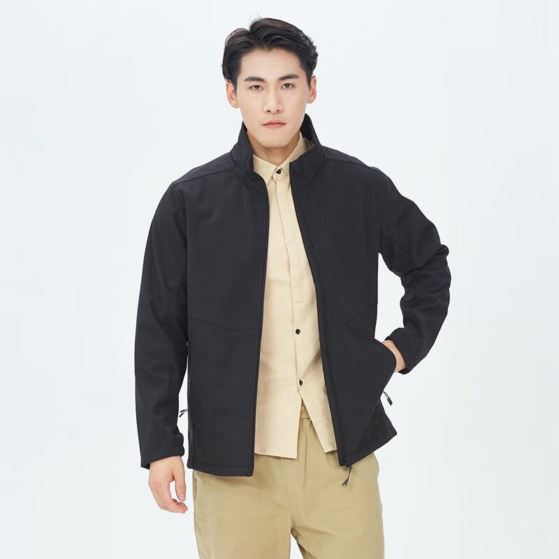 Men's Stand Collar Softshell Jacket