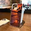 Sunset Phone Case For iPhone17,16,15,14,13,12,11 Plus,Pro Max Soft Transparent Cover