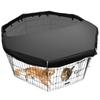 Oxford Cloth Dog Playpen Cover Mesh Kennel Shade Protector Durable Dog Pen Cover Small Animals